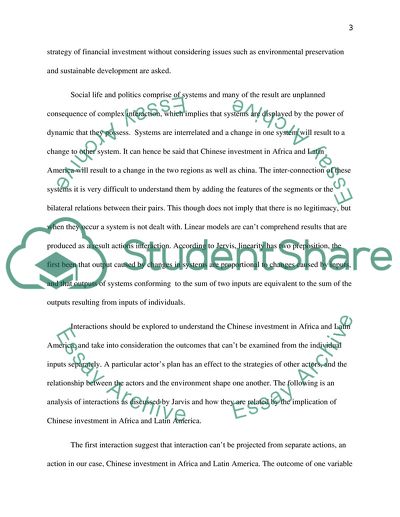 Chinese Investment in Africa and Latin America