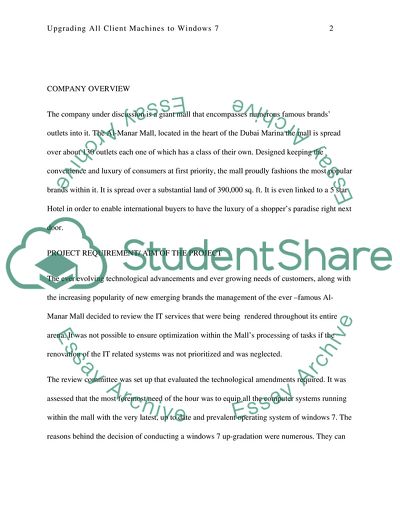 Upgrading All Client Machines to Windows 7