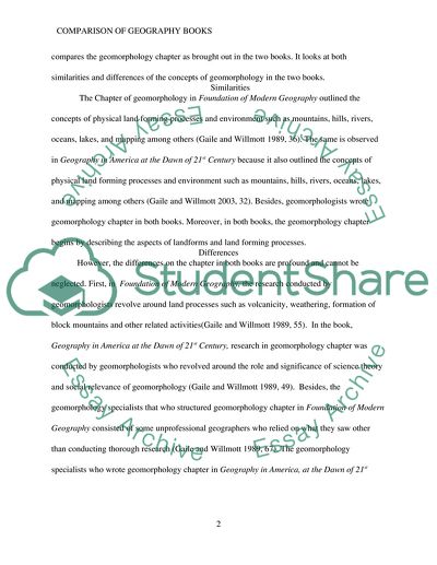 Foundation of Modern Geography and Geography in America at the Dawn of 21st Century