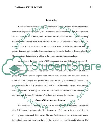 Causes of Cardiovascular Diseases