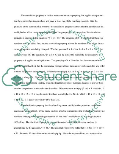 Multiplication and Addition Relationships