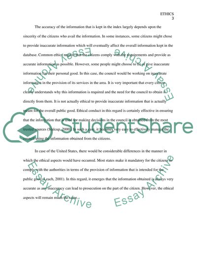 Ethics and Local Governance