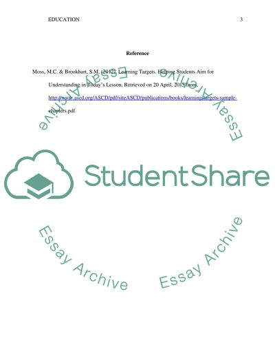 An Understanding of the Focus Learners Performance