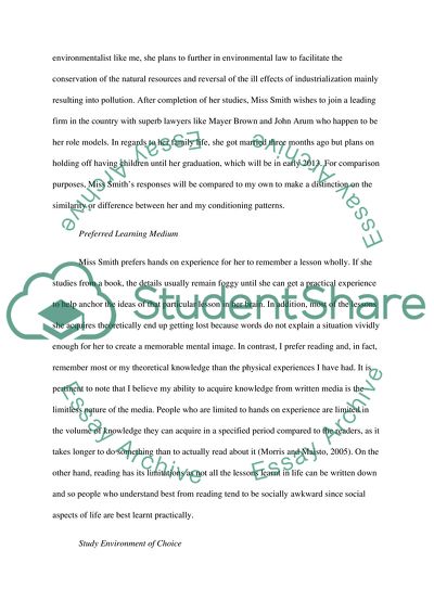 The Complexity of the Learning Process