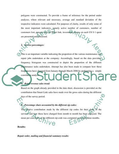 Retail Service Management Key Indicators