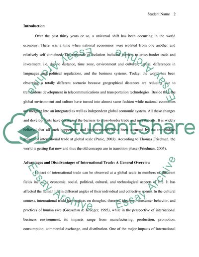 International trade & business