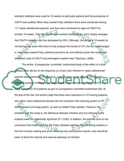 Urinary Tract Infections as One of the Most Common Types of Infection