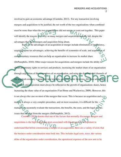 Profitability Analysis of Mergers and Acquisitions
