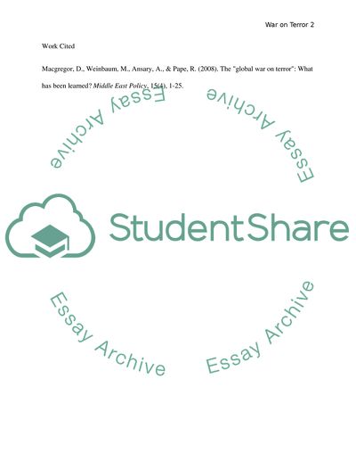 Global War on Terror