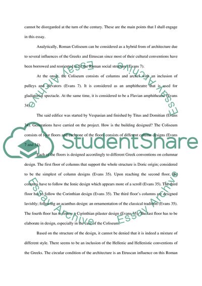 The Great Structure of Coliseum