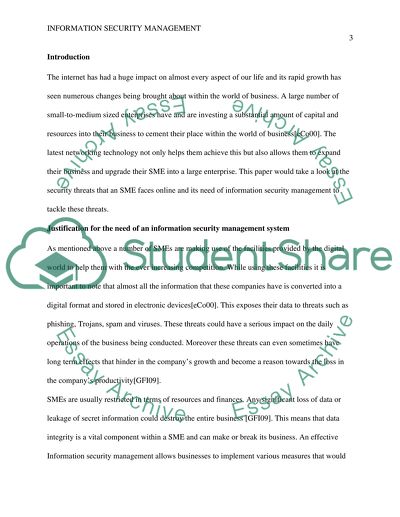 Information Security Management