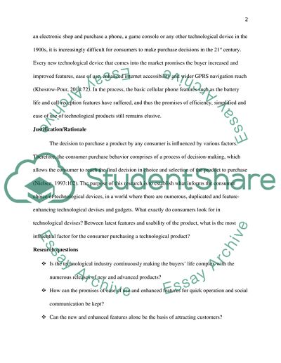 Research proposal example consumer behaviour Research proposal example consumer behaviour image