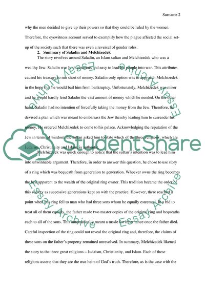 Why Boccaccio Began Decameron with Eyewitness Account of the Plague