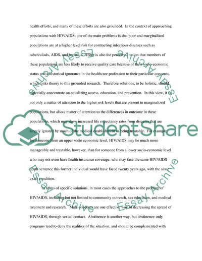 AIDS Epidemic, and Ways to Control It