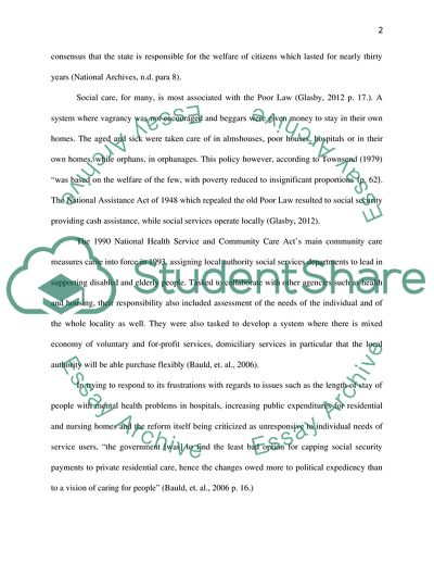 Adult Social Care Policy and Practices in the UK