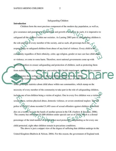 Benefits of Increased Knowledge and Awareness of Child Abuse