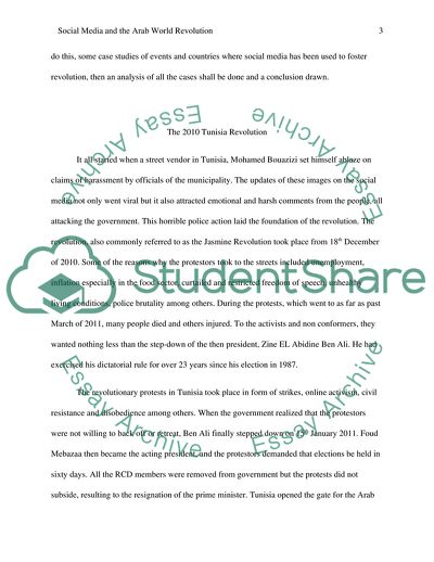 Social Media and the Arab World Revolution