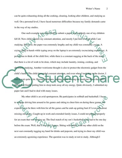 How to balance online school work with family demands