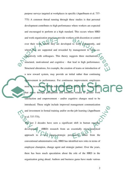 Management Learning and Development Programme