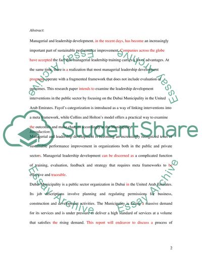 Manegerial Leadership