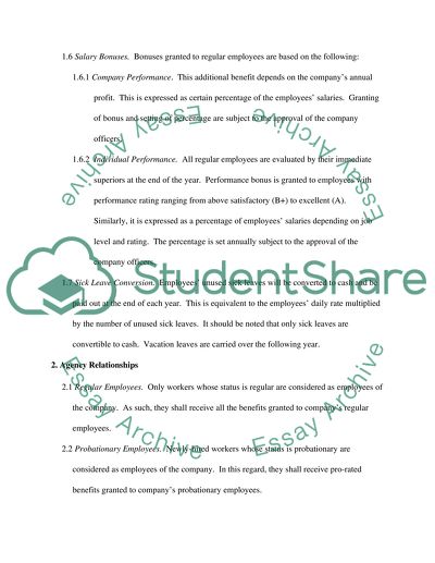 Human Resource Employee Handbook