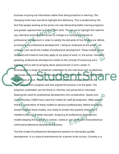 Professional Learning and Development