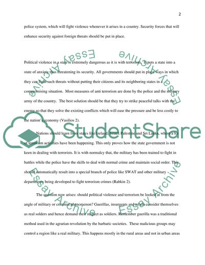 Terrorism in the USA