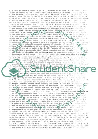 US business law cases