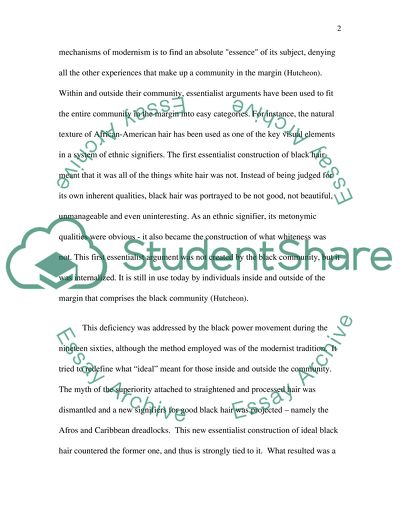 Performance and Culture - Post Modernism