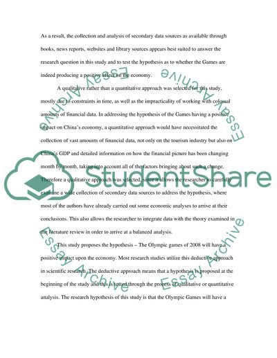 The Active Effects of the Olympic Games on the Economy