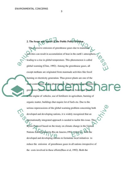 Environmental Concerns: Global Warming
