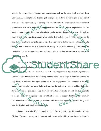 Professor and Student in aGgun-Fight within the University