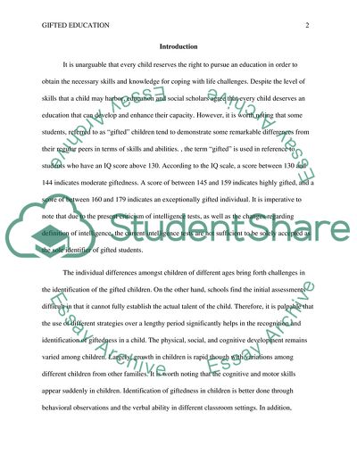 Gifted Education