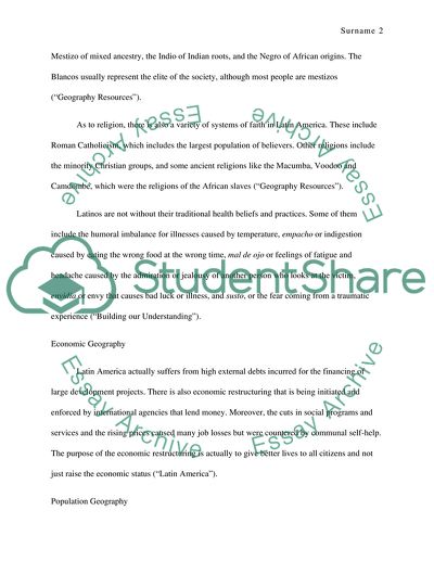 The Geography of Latin America