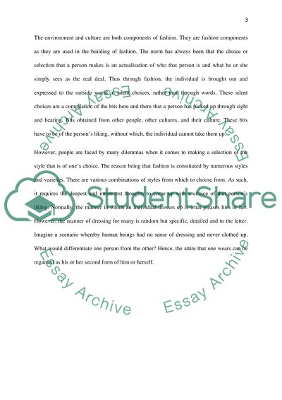 Wonderful World of Fashion