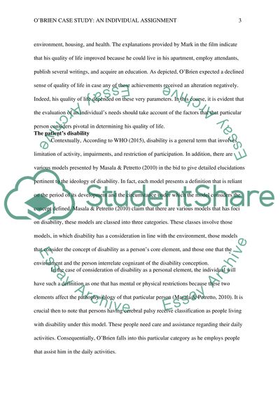 OBrien Case Study: An Individual Assignment
