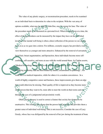 Advantages and Development of Reconstructive Surgery