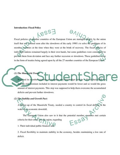 Fiscal Policy of Austria