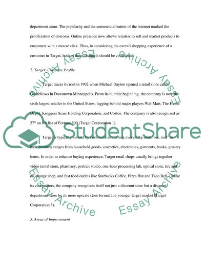 Improving the Shopping Experience at Target