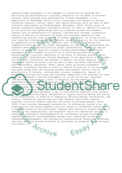 Widespread Implementation of Information Systems within Business