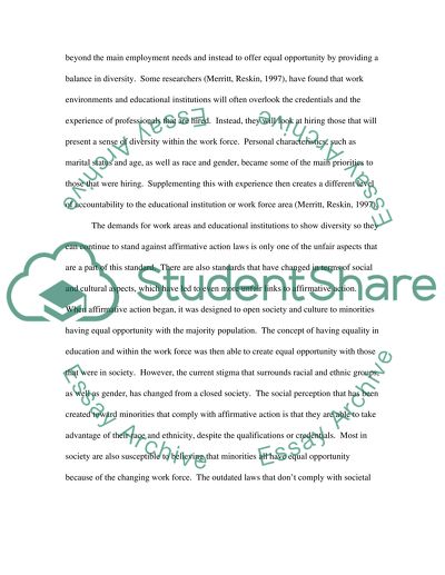 The Evolution of Affirmative Action Laws