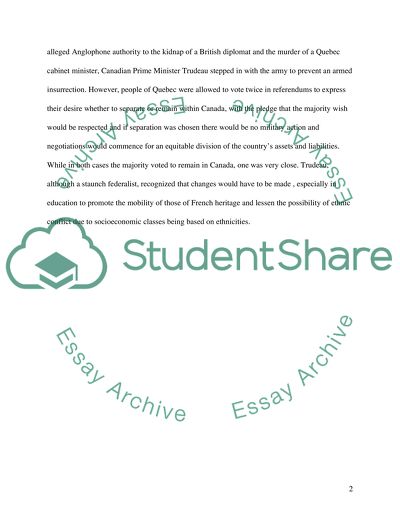 A Multicultural Policy in Canada and the US