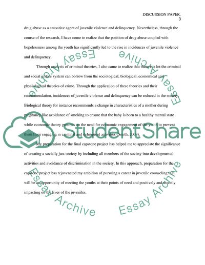 A Conceptualization and Intervention for Juvenile Delinquency