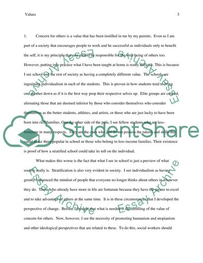 Values in Social Work