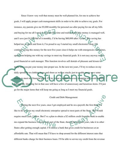 Financial Goals for Small Business