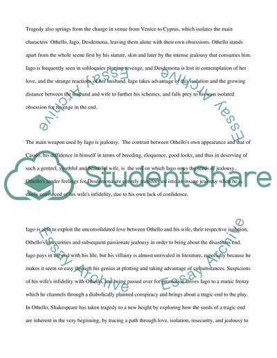 English Literature Tragedies - Othello, the Moor of Venice