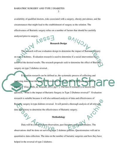 Bariatric Surgery & Type2 Diabetes