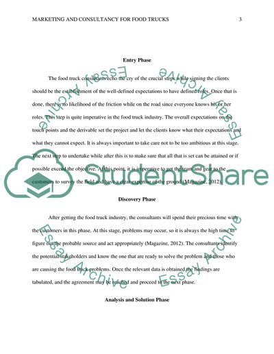 Marketing and Consultancy for Food Trucks