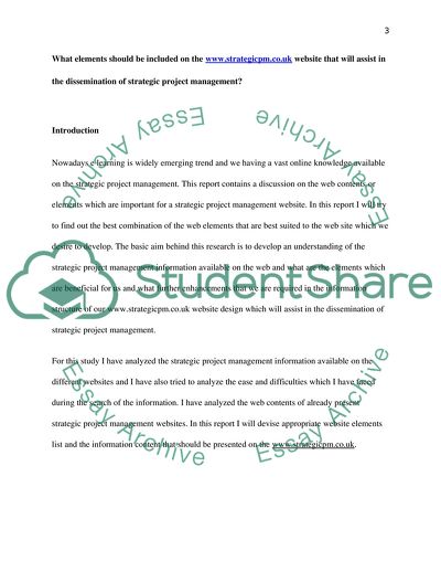 Essential Elements for Website