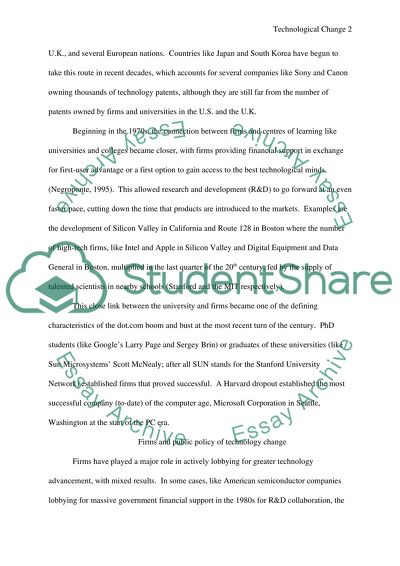 technological innovation essay